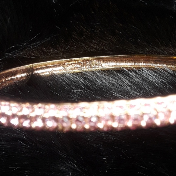 Nolan Miller rose goldtone & crystal bracelet - Picture 3 of 8